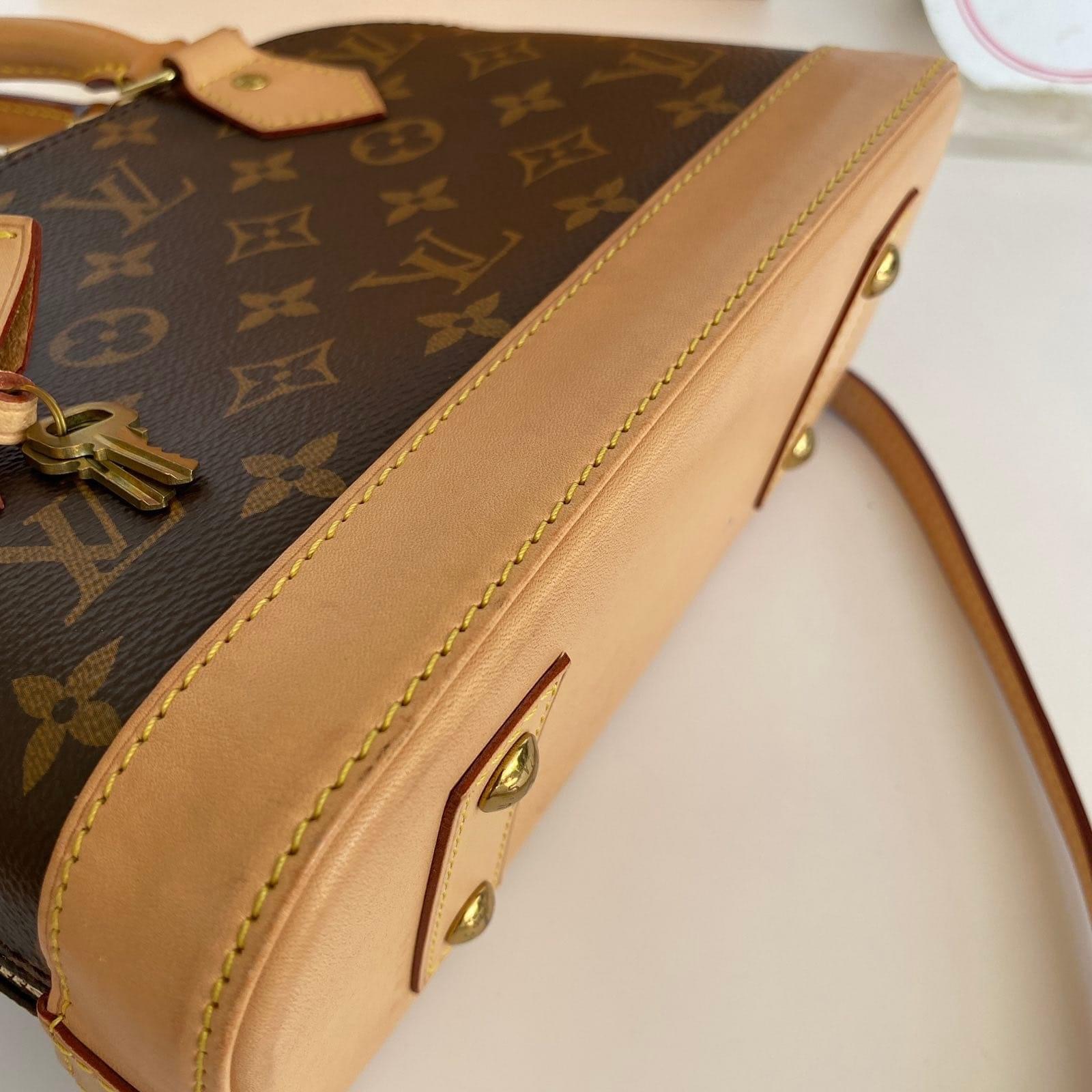 Feeling crazy but I cannot find a date code on my new Alma bb : r/ Louisvuitton