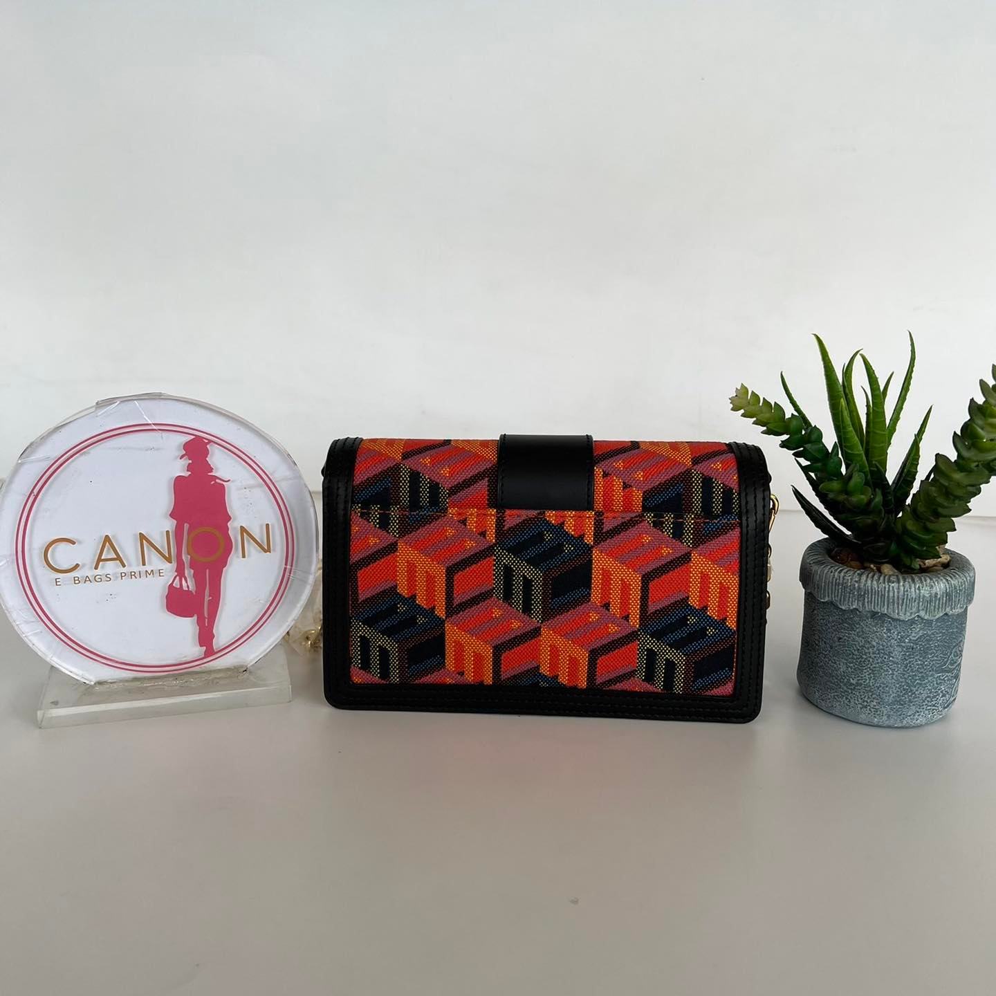 MCM Gretl Mini Cubic Monogram Jacquard Bag. Made in Korea. - Canon E-Bags  Prime
