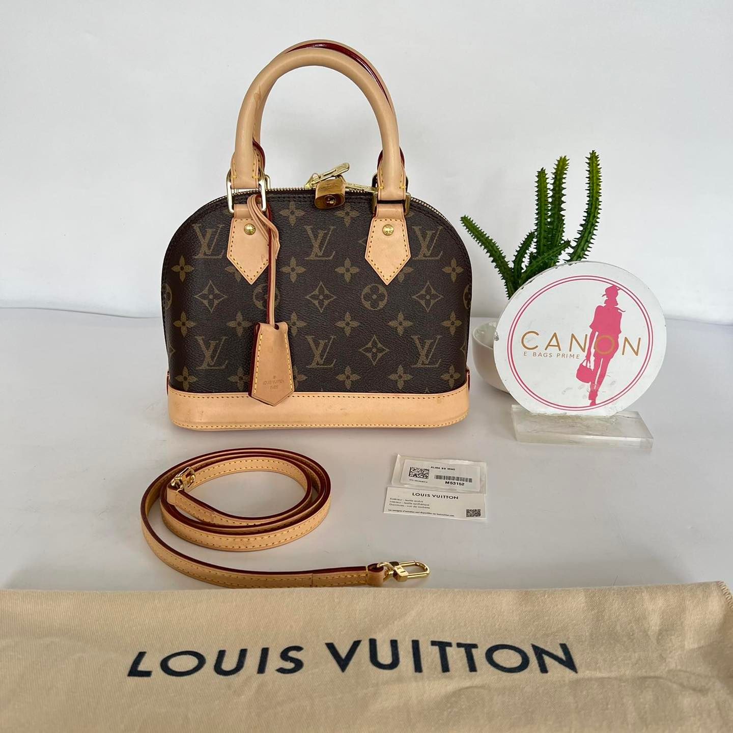 Wish & Win on Instagram: “Win this beautiful bag, two prints to choose  from. Louis Vuitton Alma BB in monogram ca…