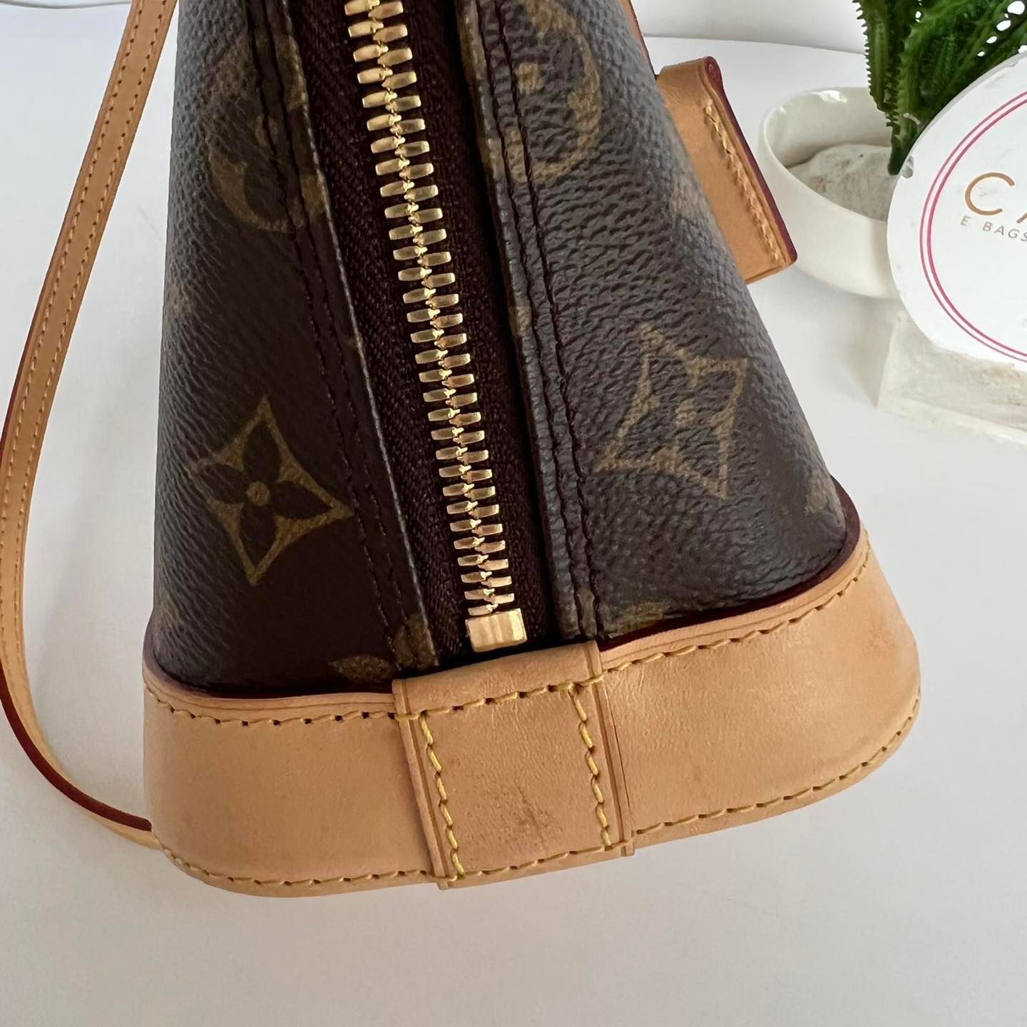 Louis Vuitton Alma BB, genuine leather, with box ⋆ ALIFINDS.NET