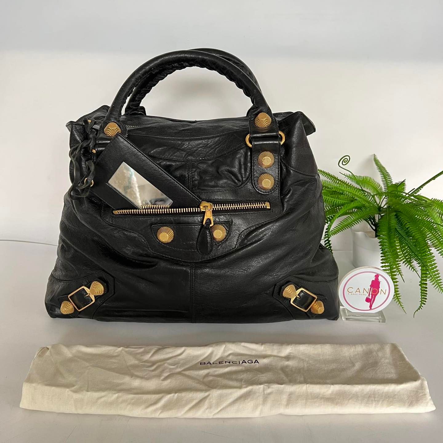 Balenciaga Classic City Shoulder Bag Small Goldtone Black In Lambskin  Leather US  idusemiduedutr