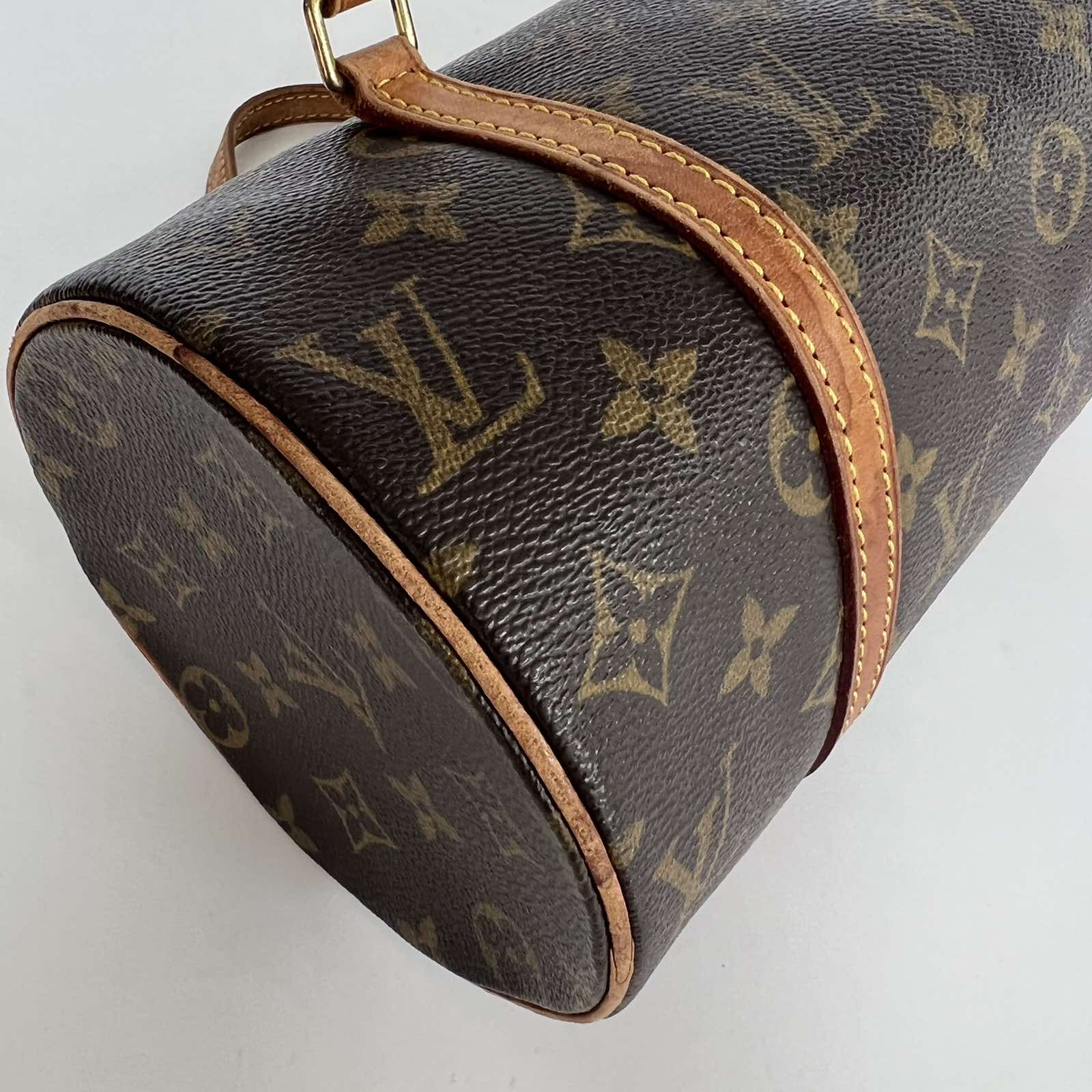Louis Vuitton LOUIS VUITTON Monogram Comme des Garçons Papillon 26 handbag  M40266 Gold metal fittings