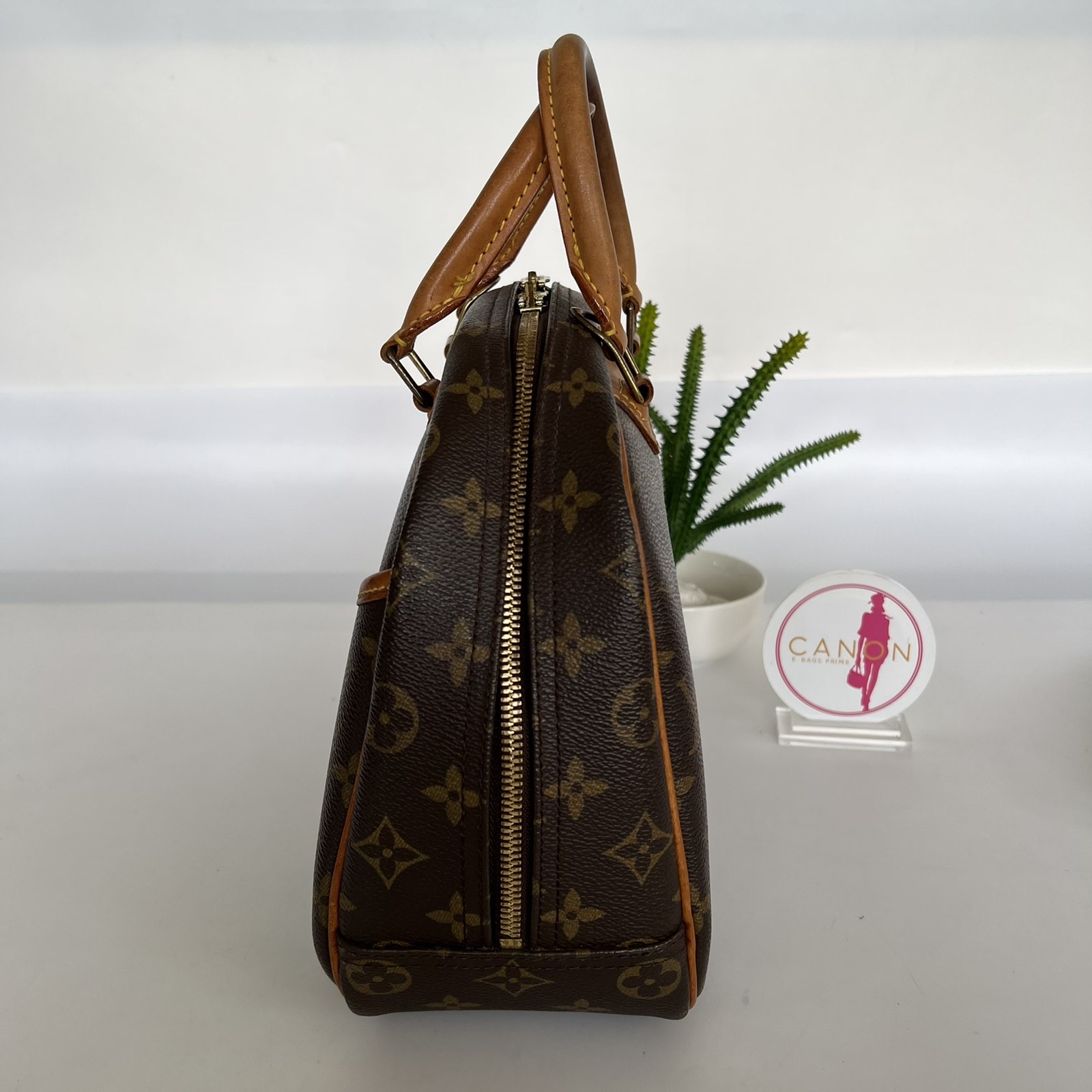 Louis Vuitton, Bags, Auth Louis Vuitton Trouville M42228 Monogram Mi034  Handbag Monogram Canvas