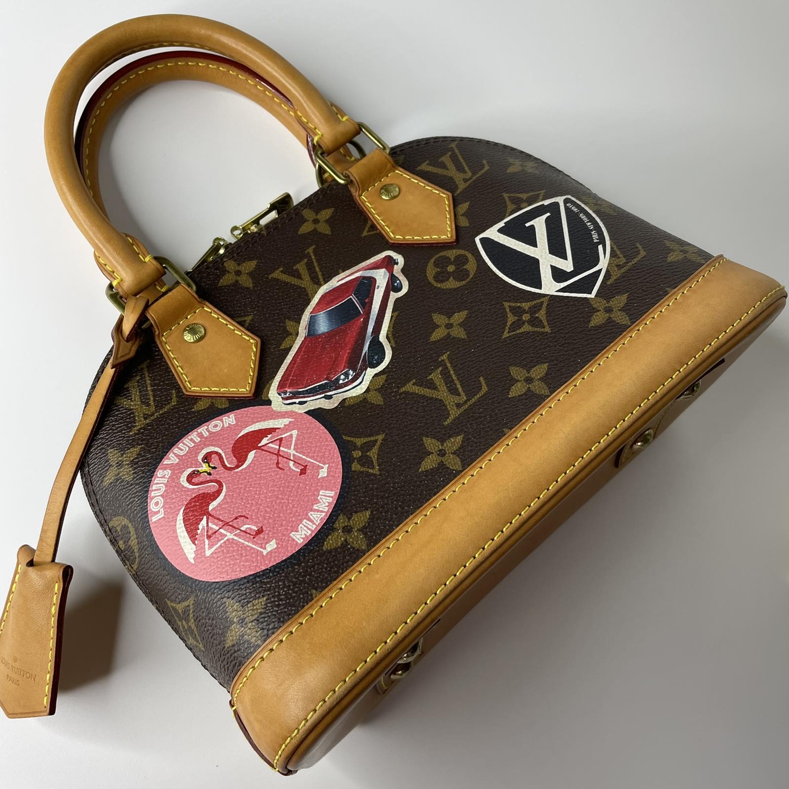 SOLD/LAYAWAY💕 Louis Vuitton Monogram World Tour Alma BB. DC: AA 2166. Made  in France. With certificate of authenticity from ENTRUPY. - Canon E-Bags  Prime