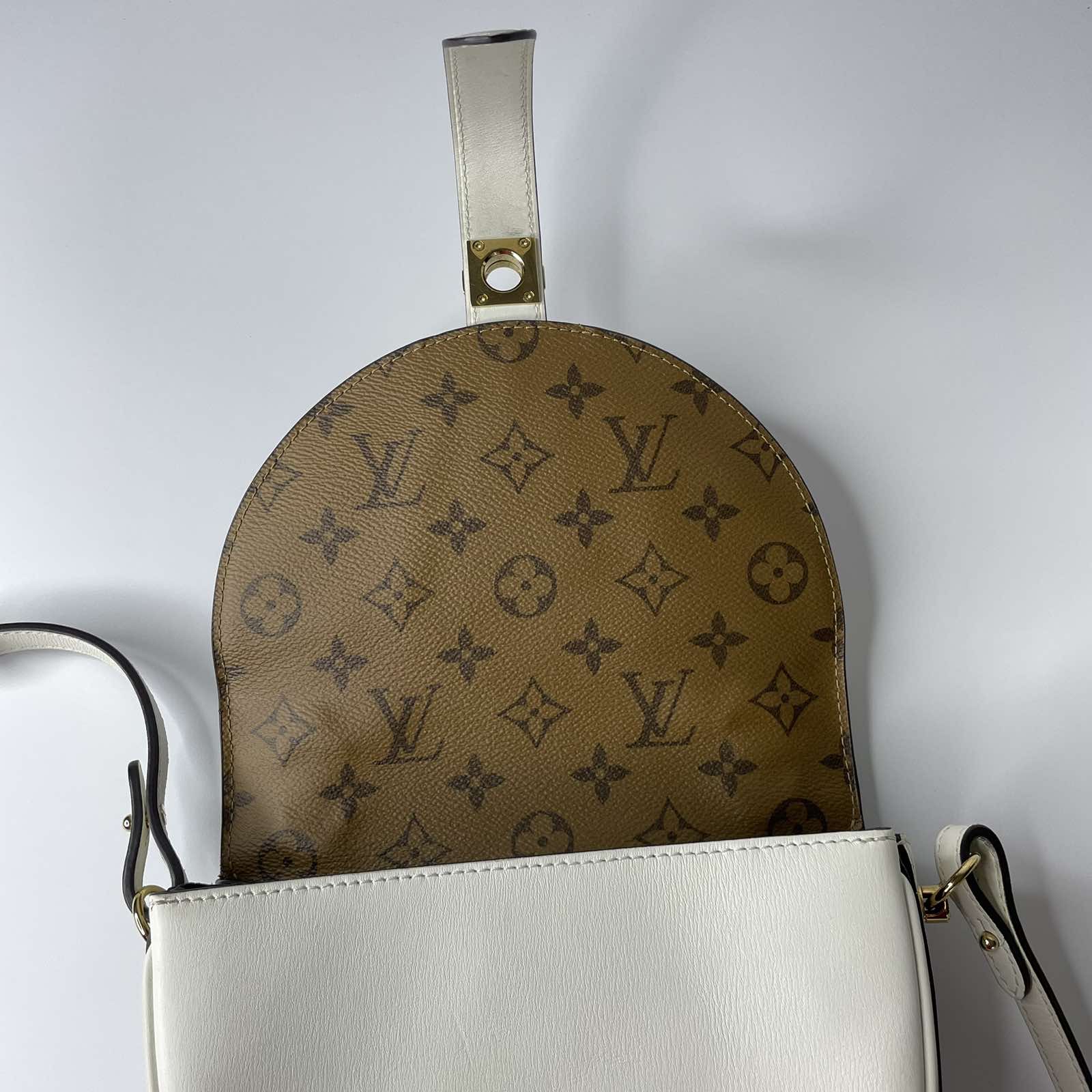 Chantilly Lock Bag - Reverse Monogram/Blanc – ZAK BAGS ©️