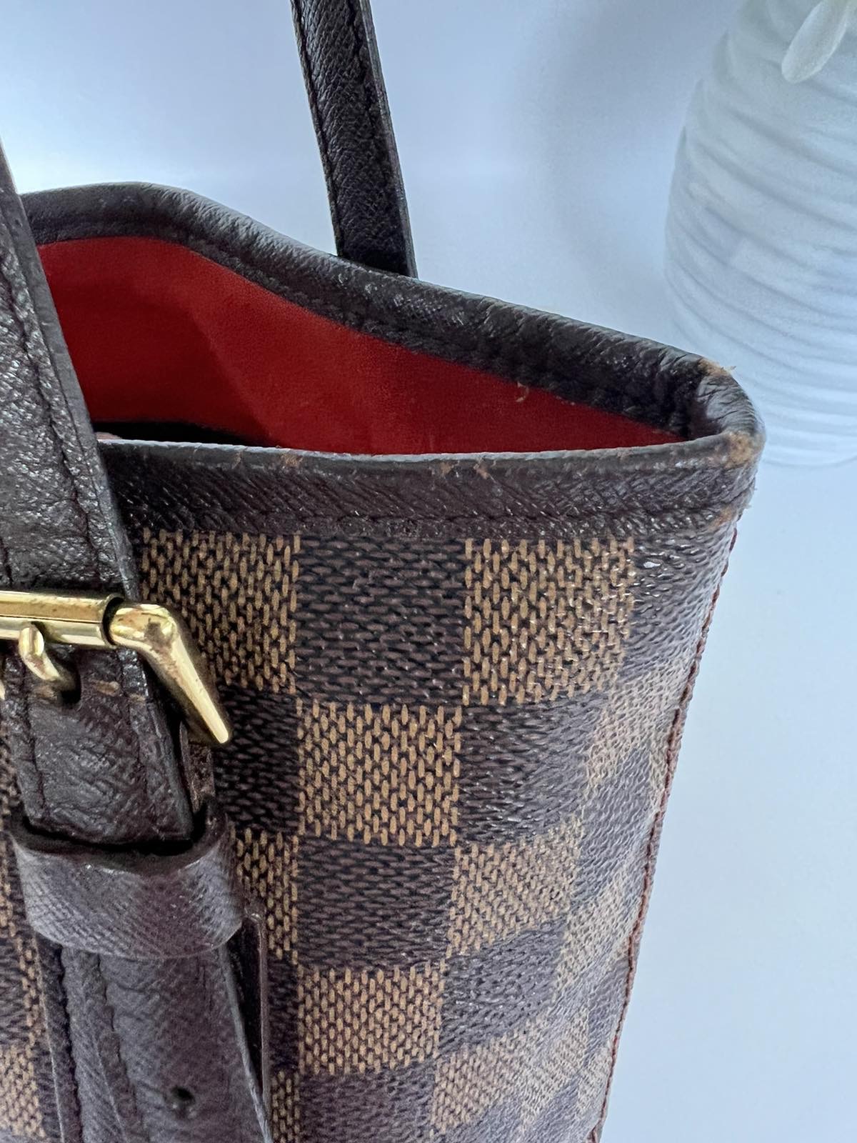 ❤REVIEW - Louis Vuitton Marais Bucket Bag Damier Ebene 