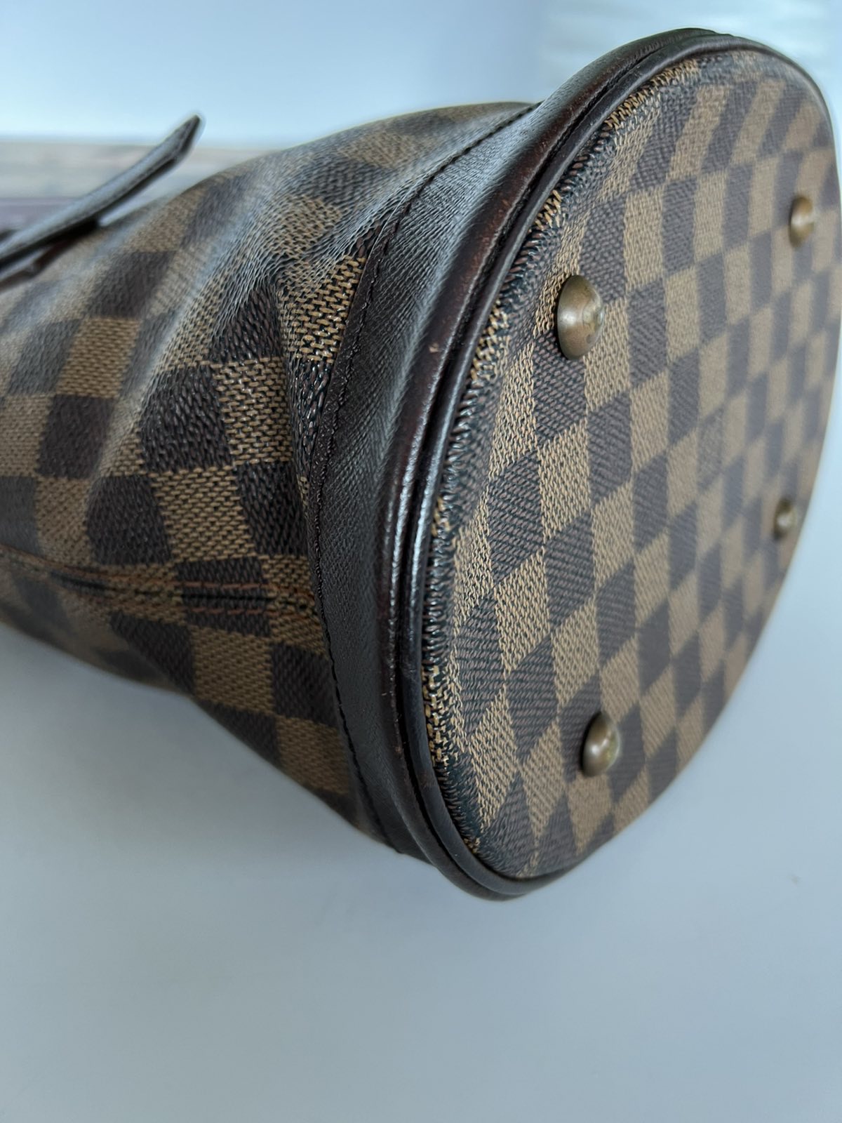 Louis Vuitton Damier Ebene Marais Bucket Bag. DC: AR0928. Made in France.  With dustbag ❤️ - Canon E-Bags Prime