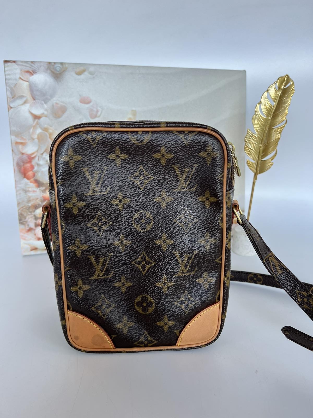 Louis Vuitton Monogram Canvas  Crossbody Bag. DC: TH0013
