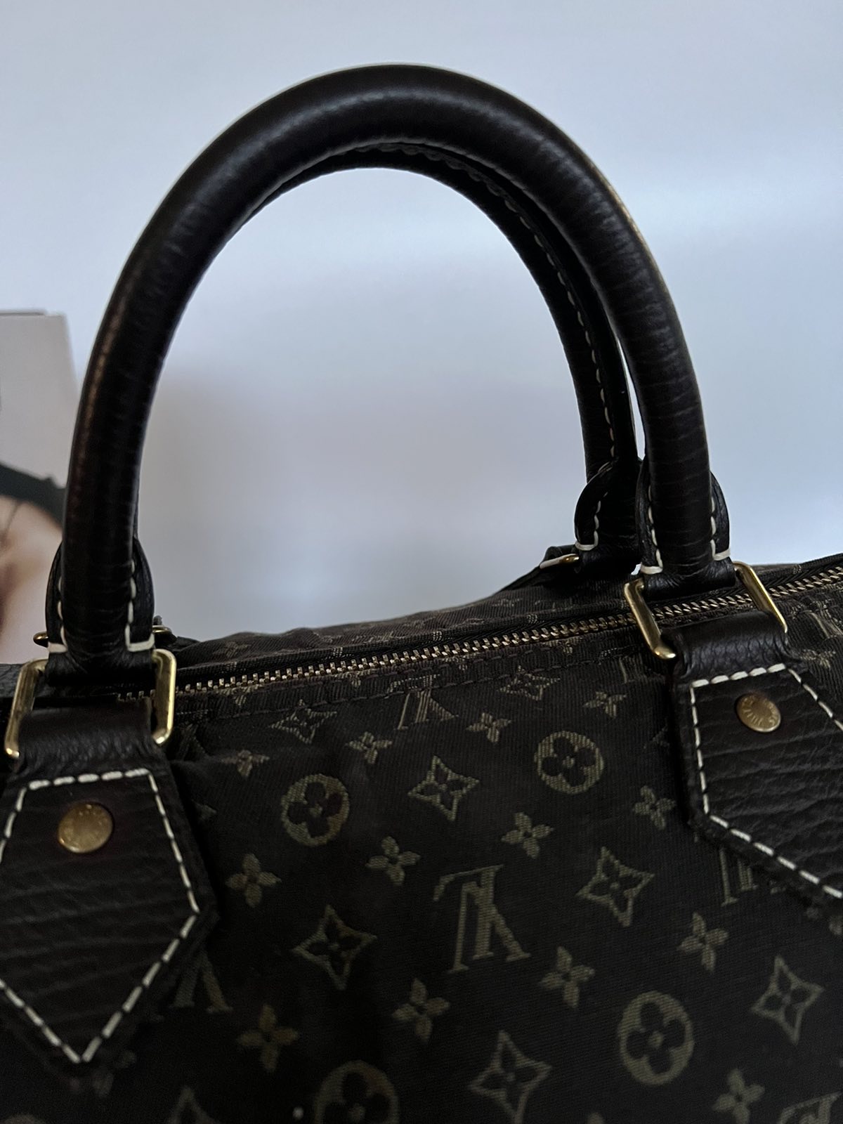 Louis Vuitton Monogram Mini Lin Speedy 30. DC: SP4027. With lock & dustbag  ❤️