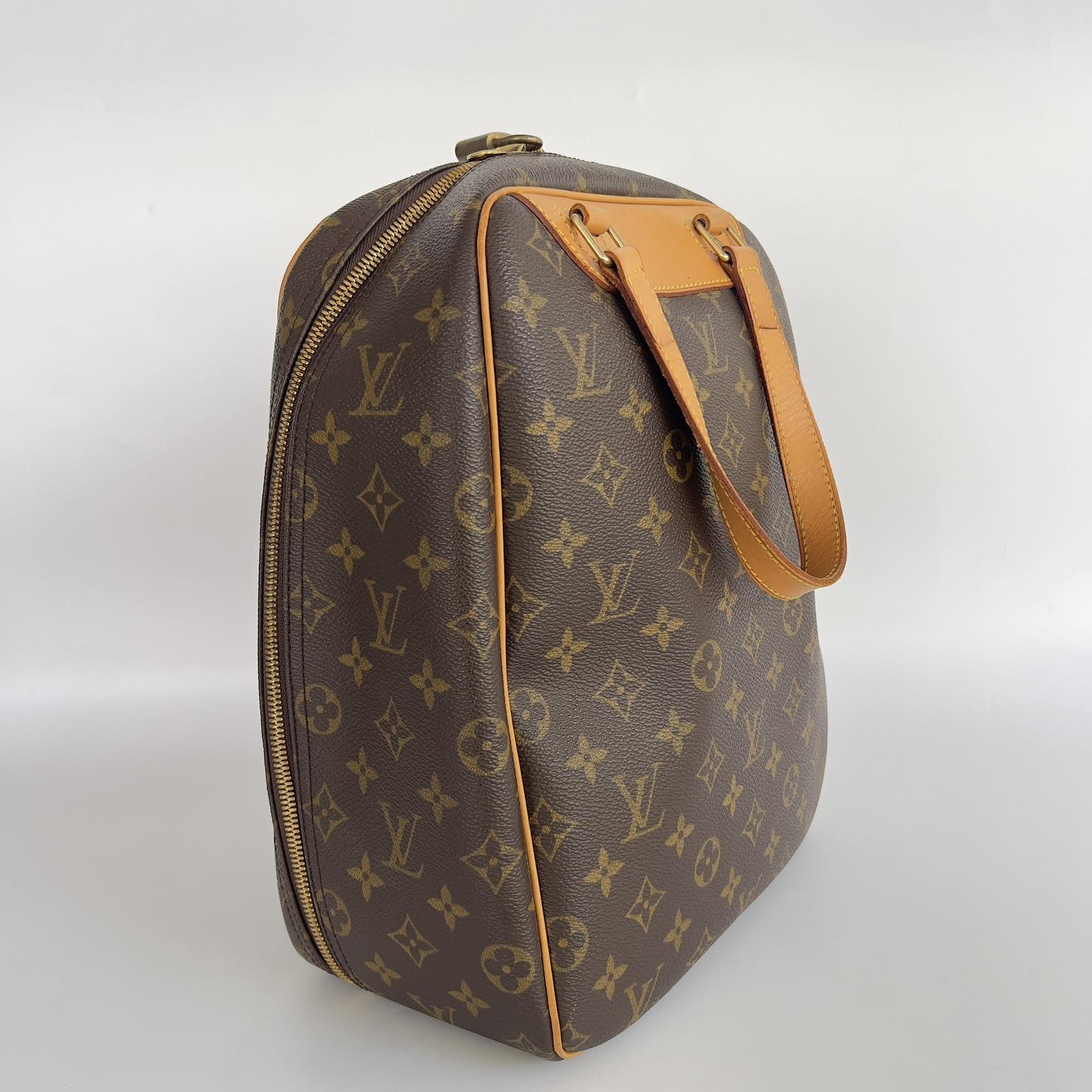 LOUIS VUITTON Pallas bag in brown monogram canvas - VALOIS VINTAGE