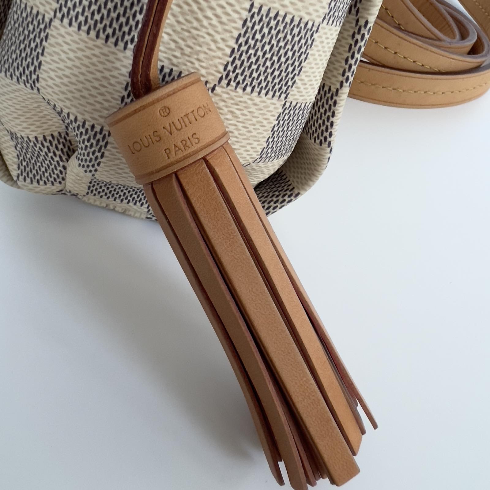 Louis Vuitton Damier Azur Croisette. DC: TR4117. Made in France. With long  strap & dustbag ❤️ - Canon E-Bags Prime