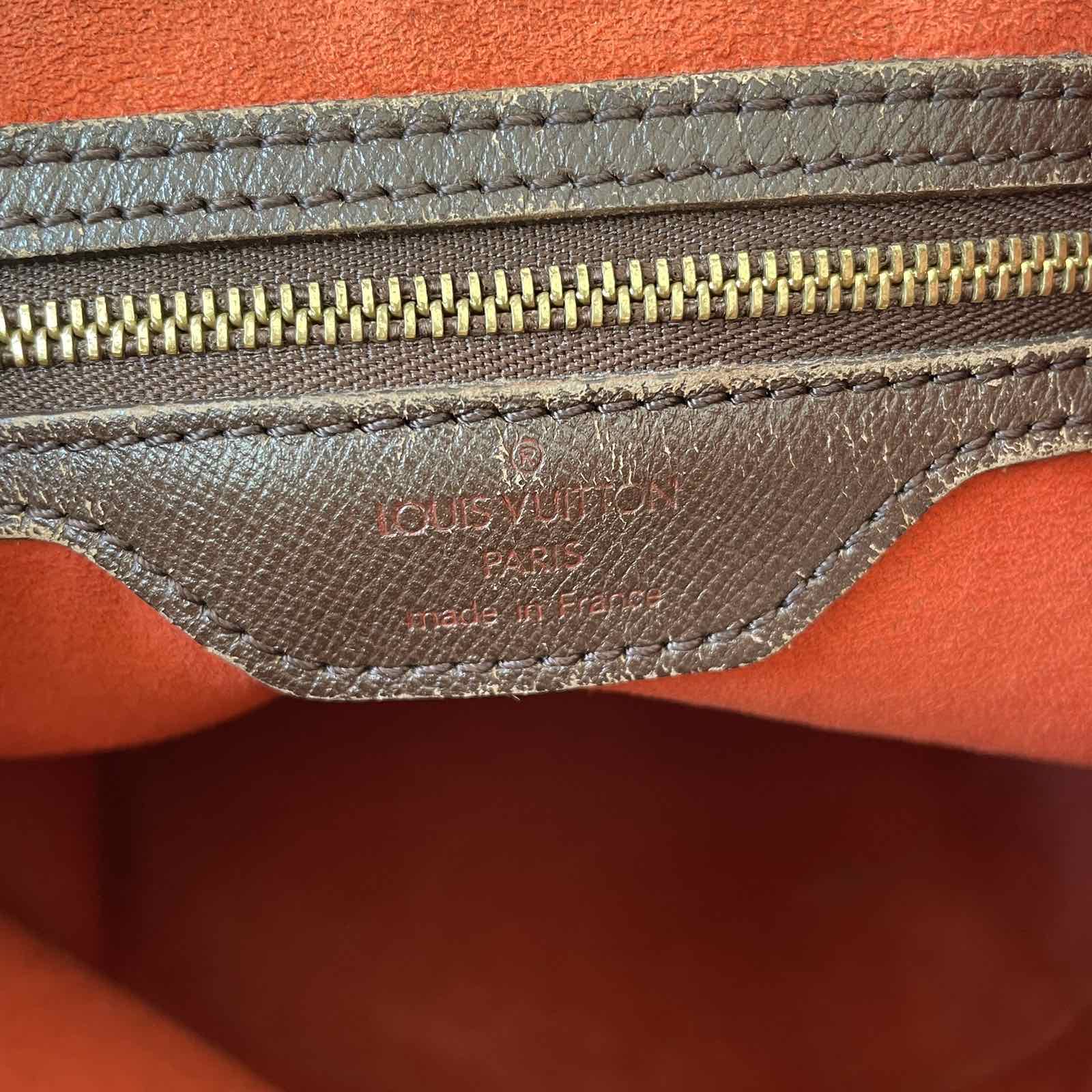Brown Louis Vuitton Damier Ebene Marais Bucket Bag – Designer
