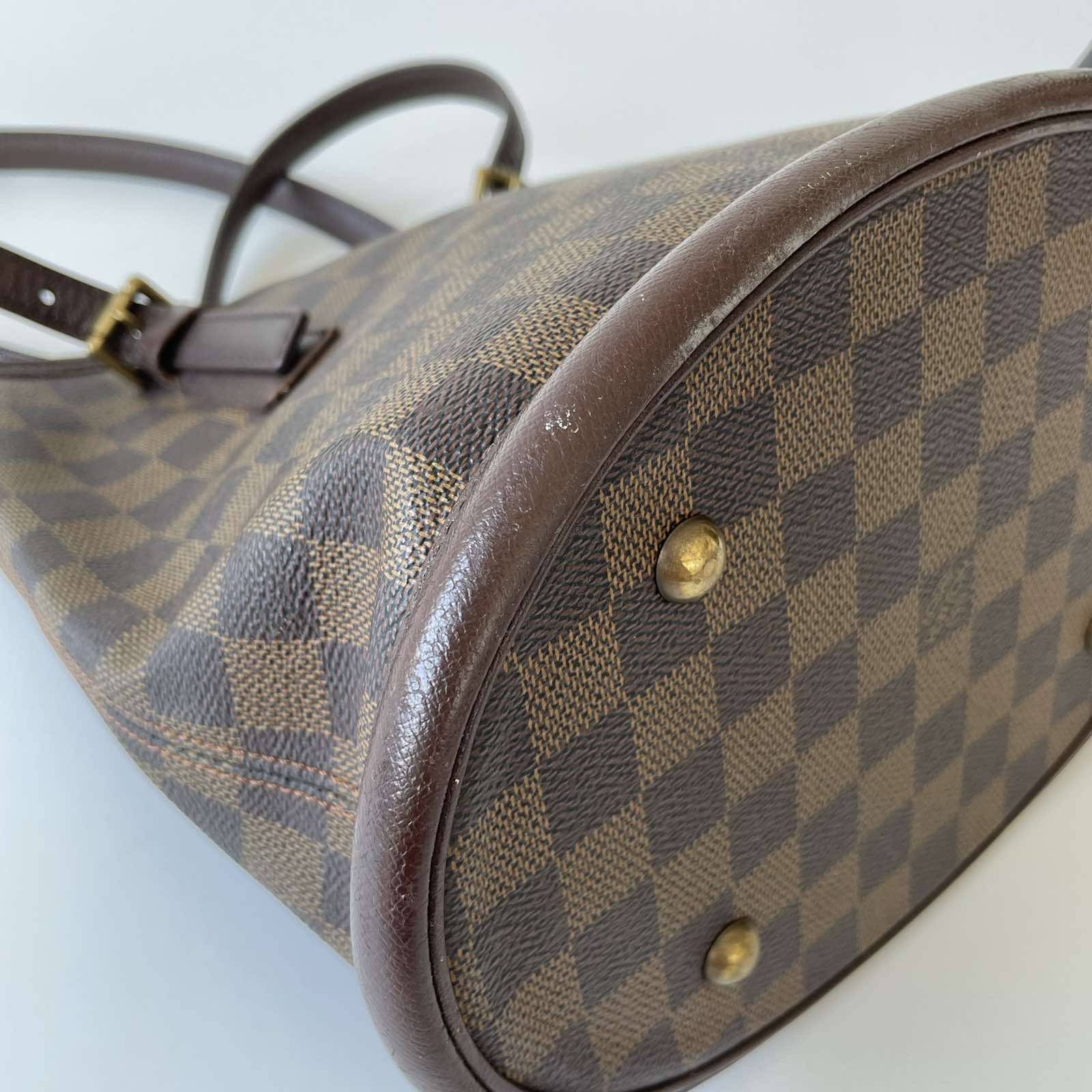 Louis Vuitton Damier Ebene Marais Bucket Bag at Jill's Consignment