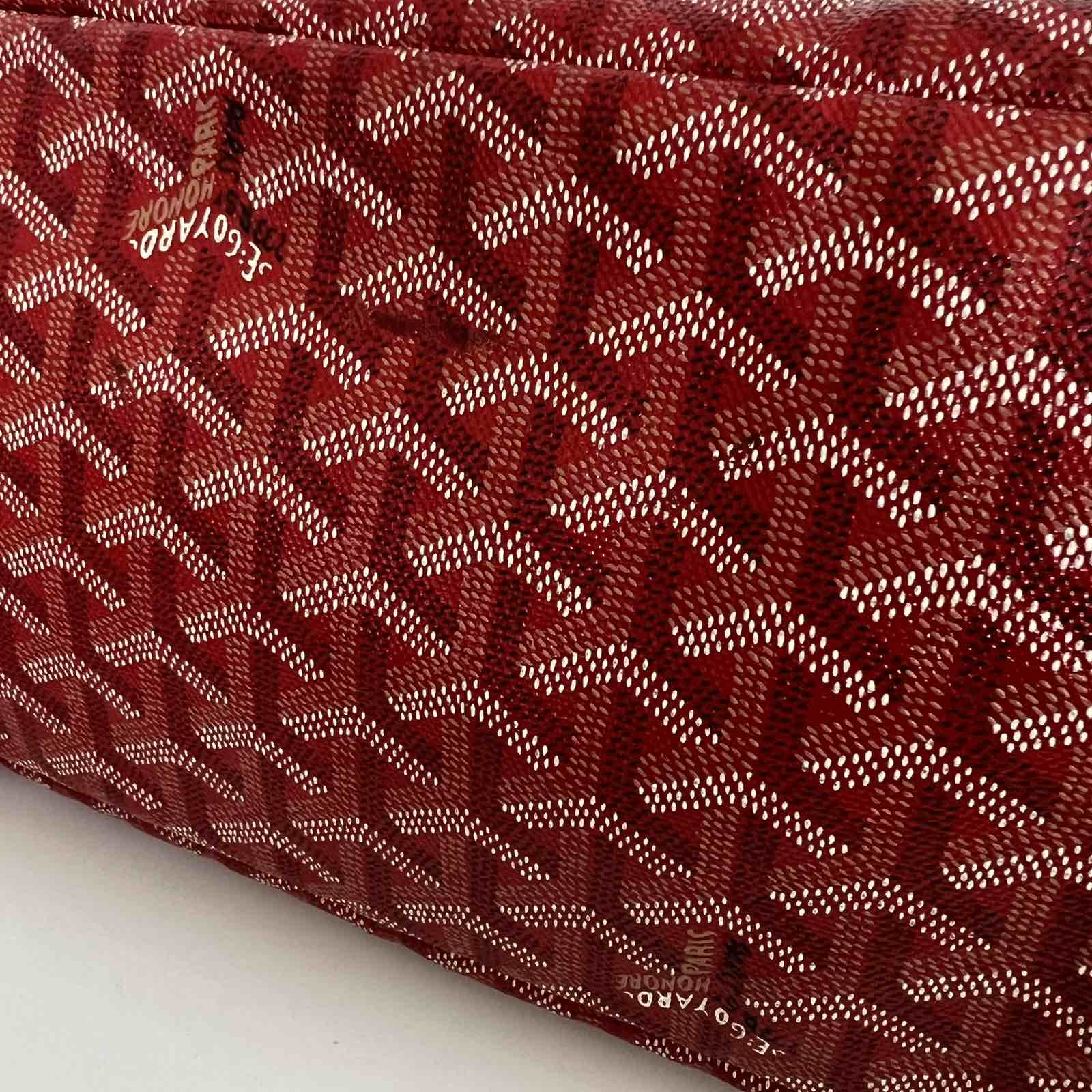 Goyard Brown And Black Goyardine Canvas And Chevroches Calfskin Jouvence MM  Toiletry Bag Silver Hardware Available For Immediate Sale At Sotheby's