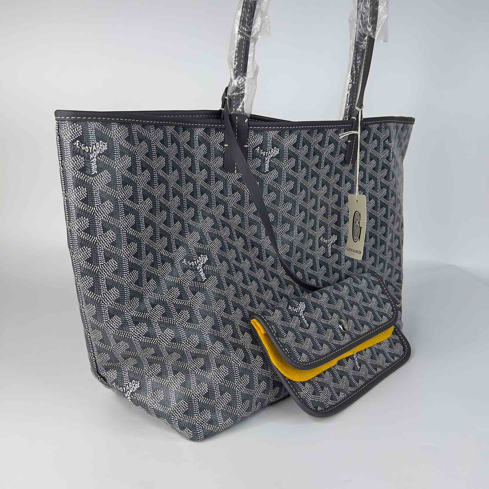 Authentic Goyard PM in grey. Limited color, hard to find. Comes with  dustbag, shopping bag, cards, tag and free bag organizer PHP 57.899