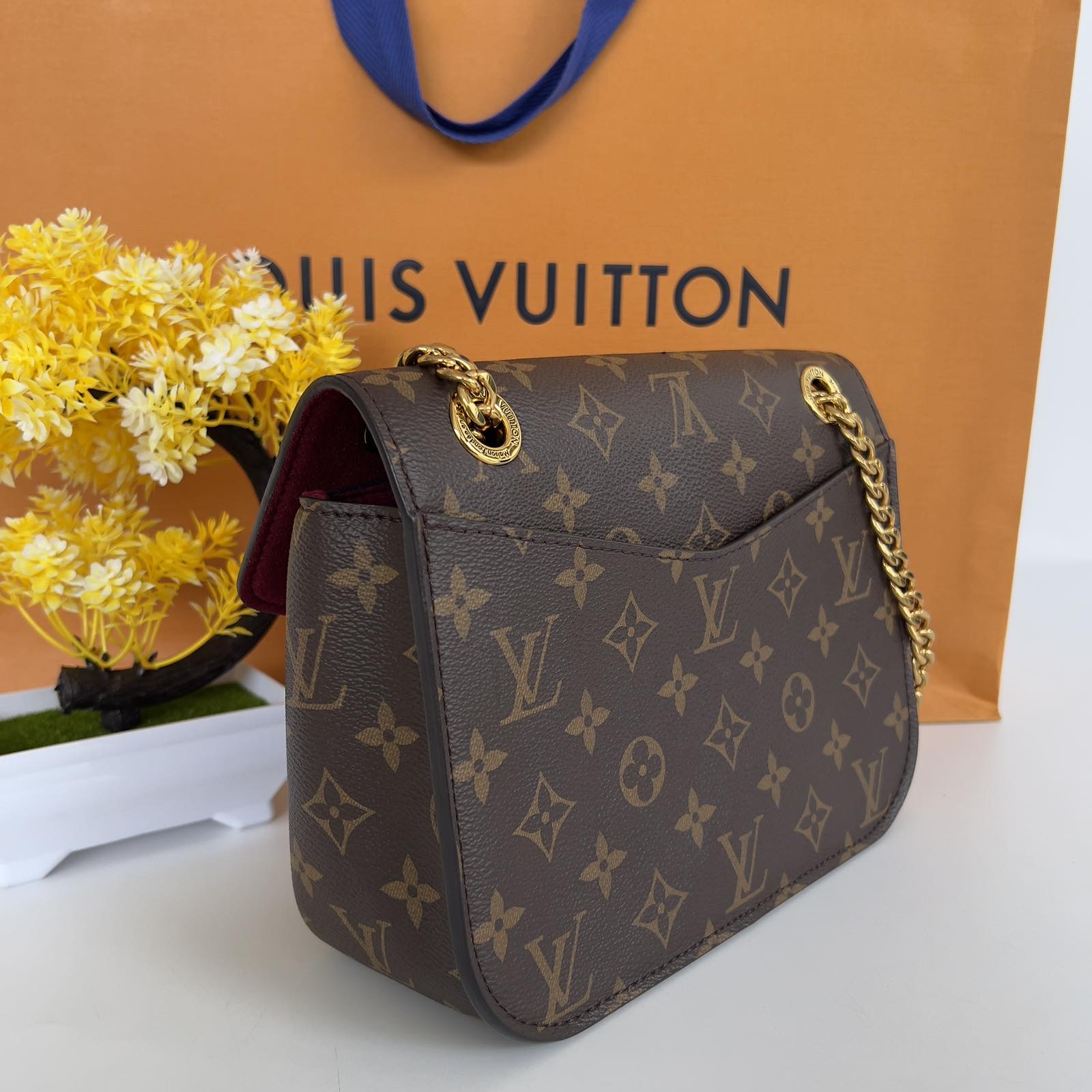 Louis Vuitton Monogram Canvas Passy. Made in France. With dustbag &  paperbag ❤️ - Canon E-Bags Prime