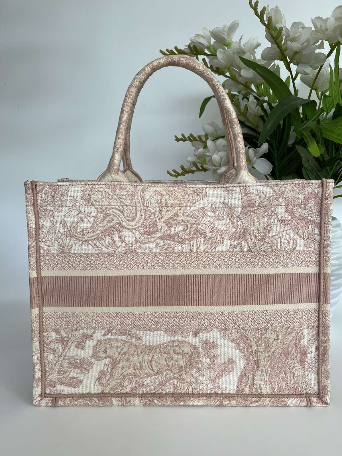 SOLD/LAYAWAY💕 Dior Book Tote Pink Toile De Jouy Old Small. Made in Italy.  With authenticity card, dustbag & certificate of authenticity from ENTRUPY