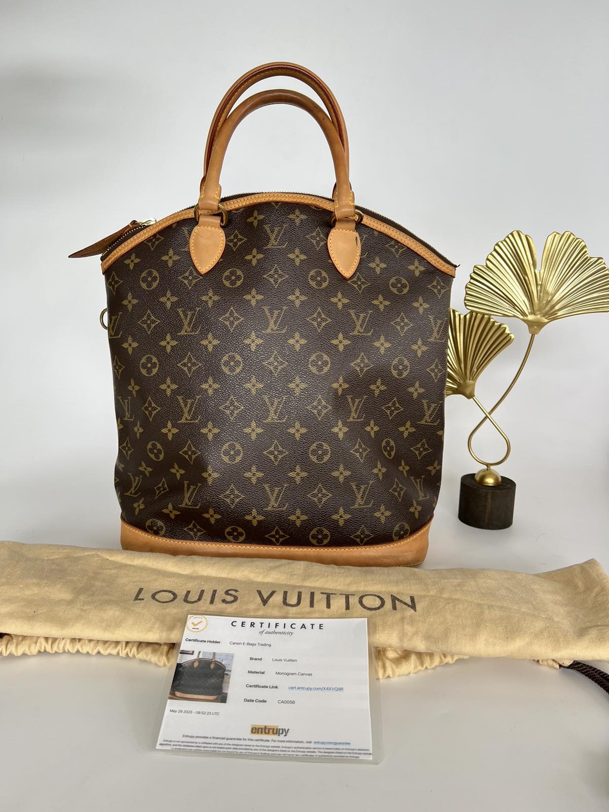 Louis Vuitton Monogram Canvas Lockit. DC: CA0056. Made in Spain. With  dustbag & certificate of authenticity from ENTRUPY ❤️