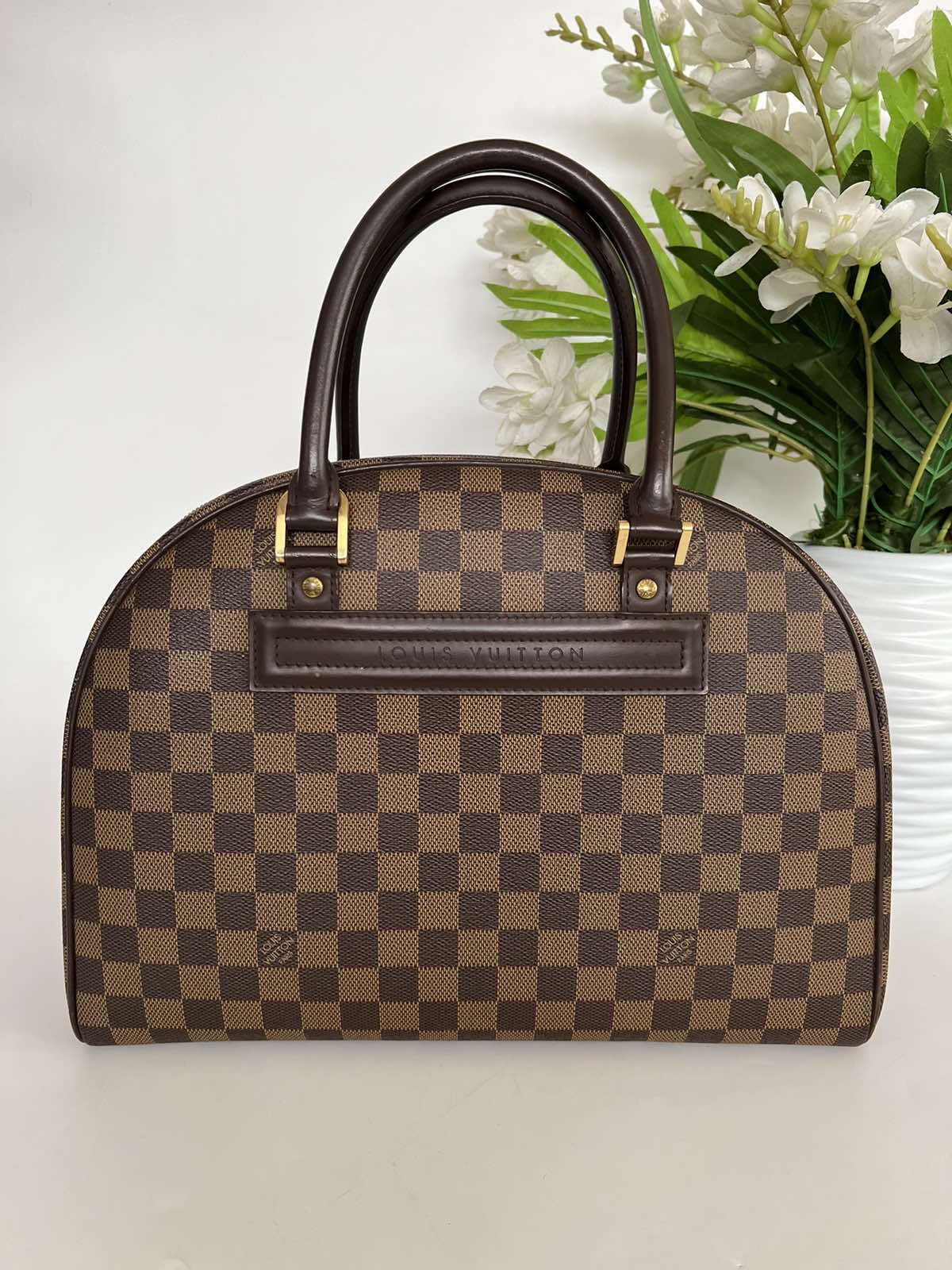 Louis Vuitton Damier Ebene Nolita Handbag. DC: SP0084. Made in France. With  lock & key ❤️