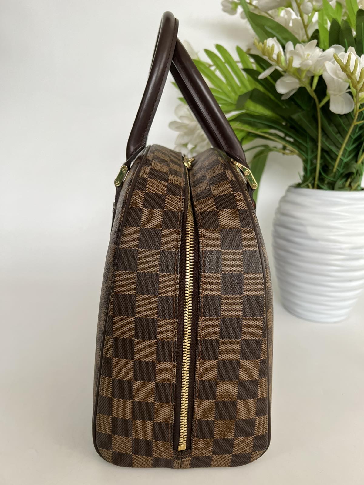 Louis Vuitton Damier Ebene Nolita Handbag. DC: SP0084. Made in France. With  lock & key ❤️