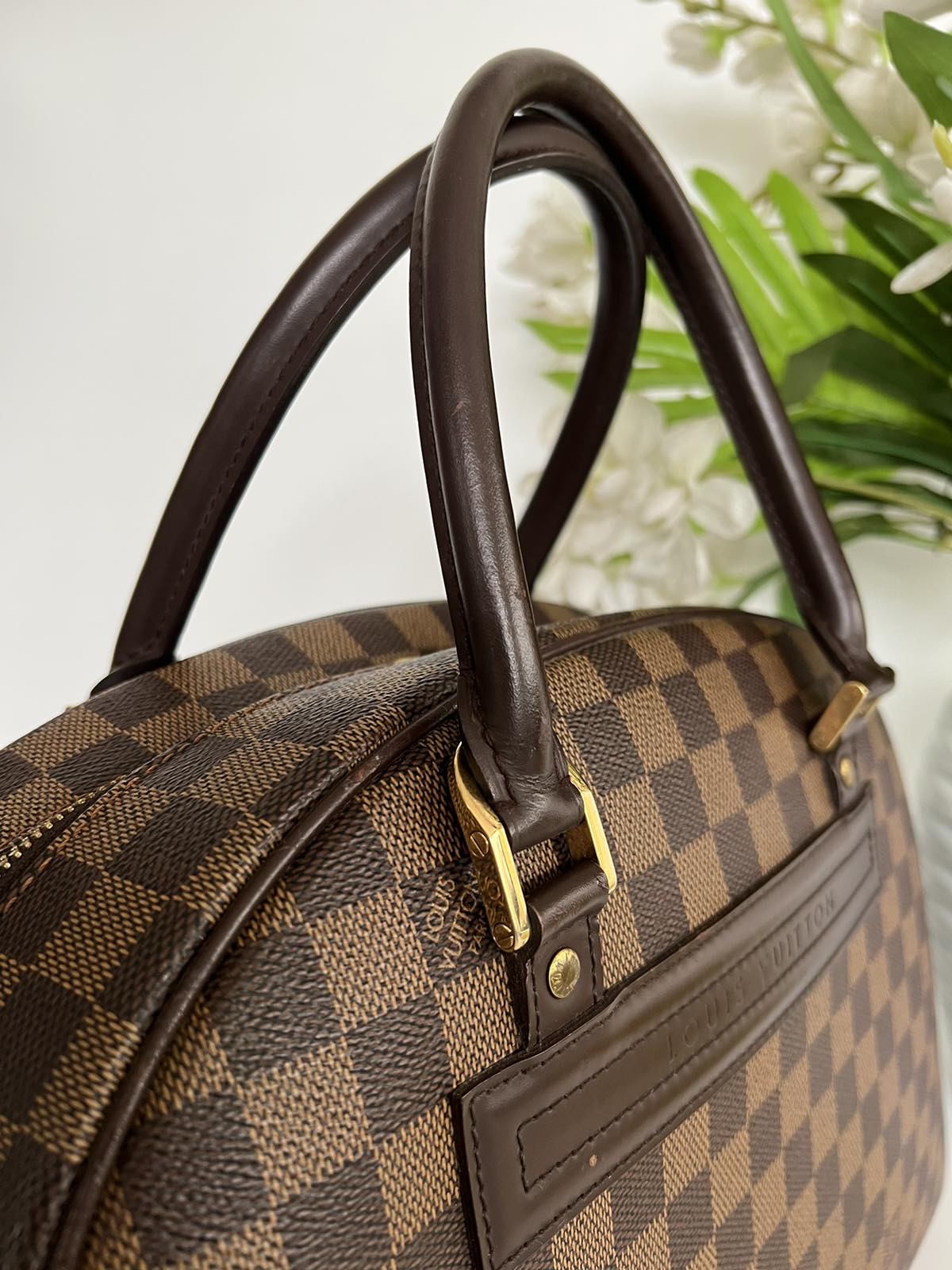 Louis Vuitton Damier Ebene Nolita Handbag. DC: SP0084. Made in