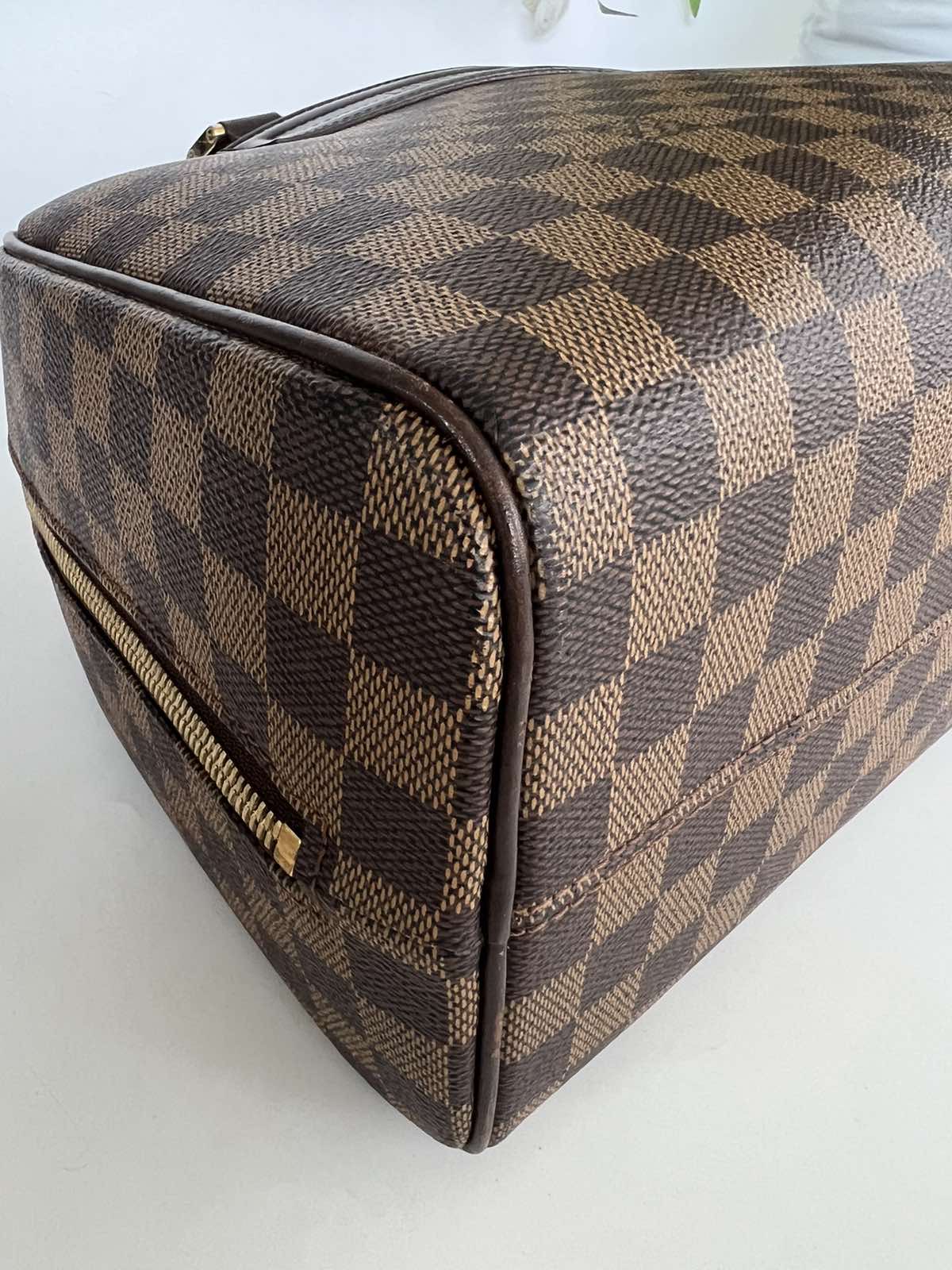 Louis Vuitton Damier Ebene Nolita Handbag. DC: SP0084. Made in France. With  lock & key ❤️