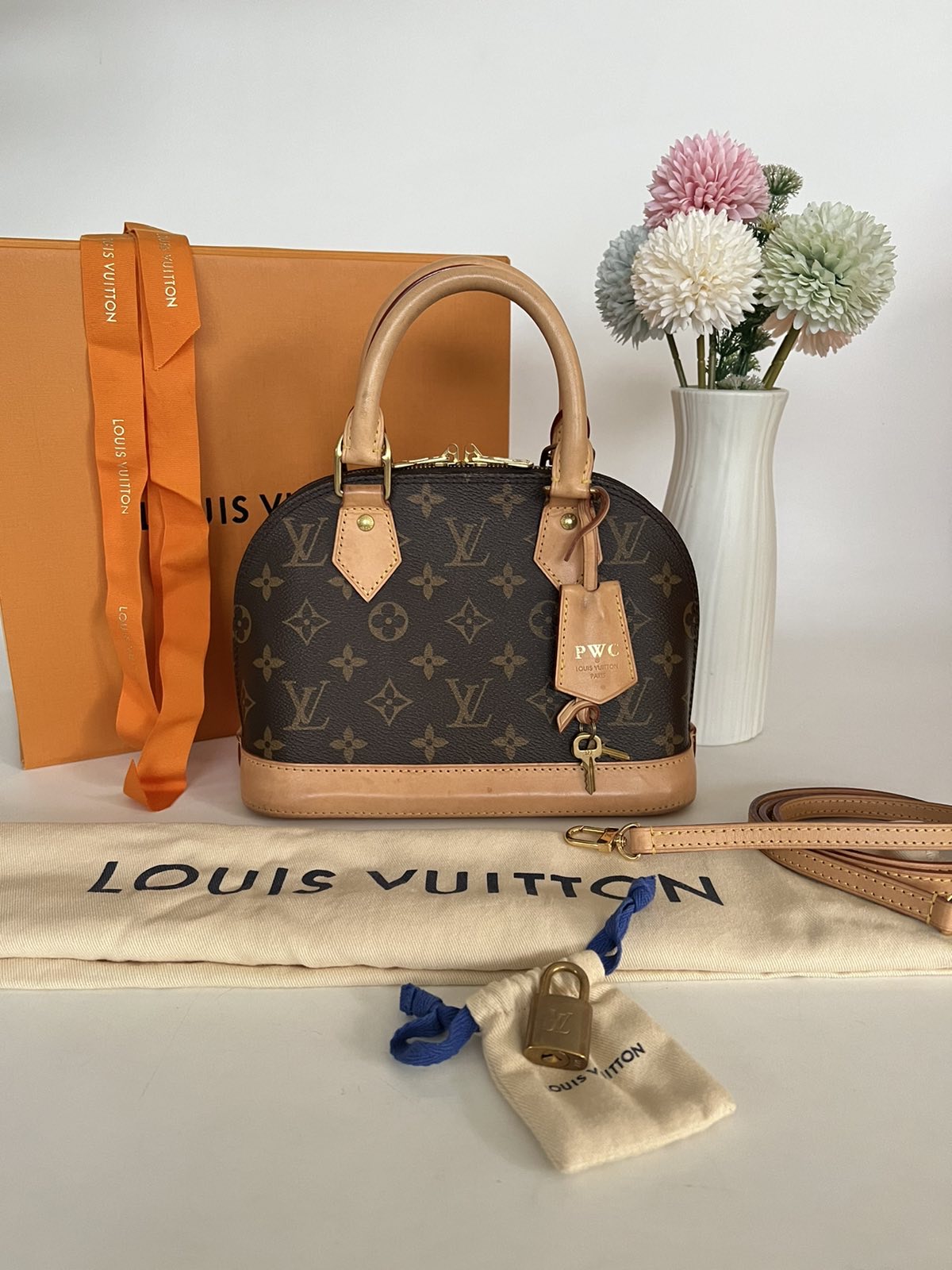 Louis Vuitton e Bag Limited Edition Monogram Slate Canvas at