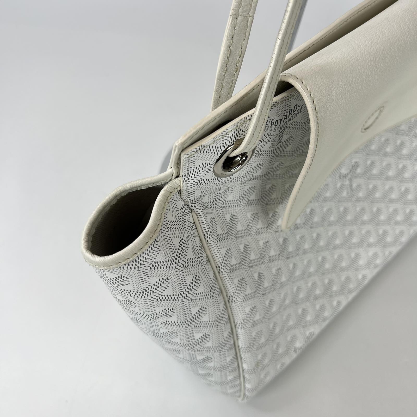 Goyard Rouette PM Bag Maison In White 30x24x14 cm 