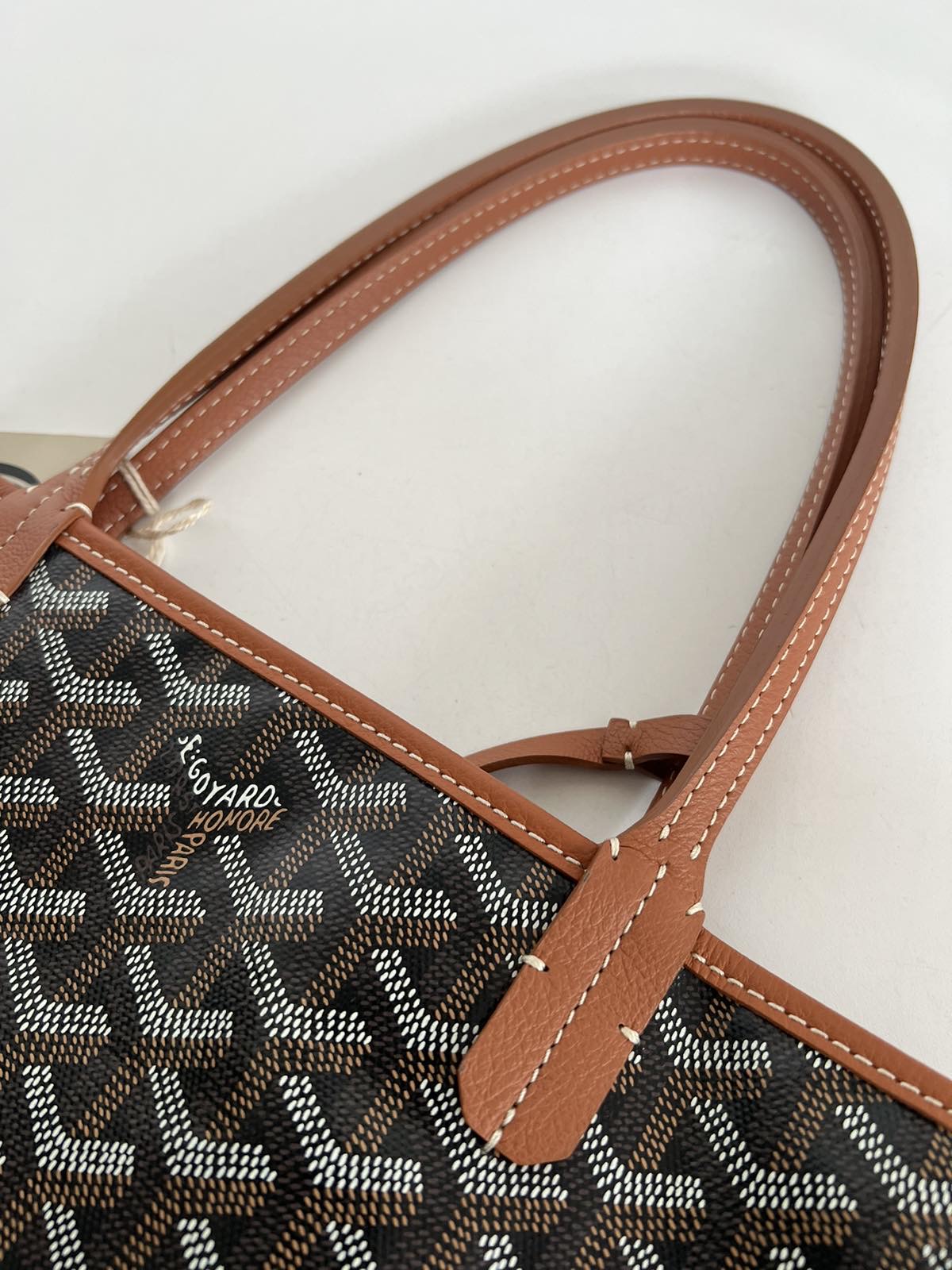 Goyard Black/Tan Artois. Made in France. With dustbag, care card &  certificate of authenticity from ENTRUPY ❤️