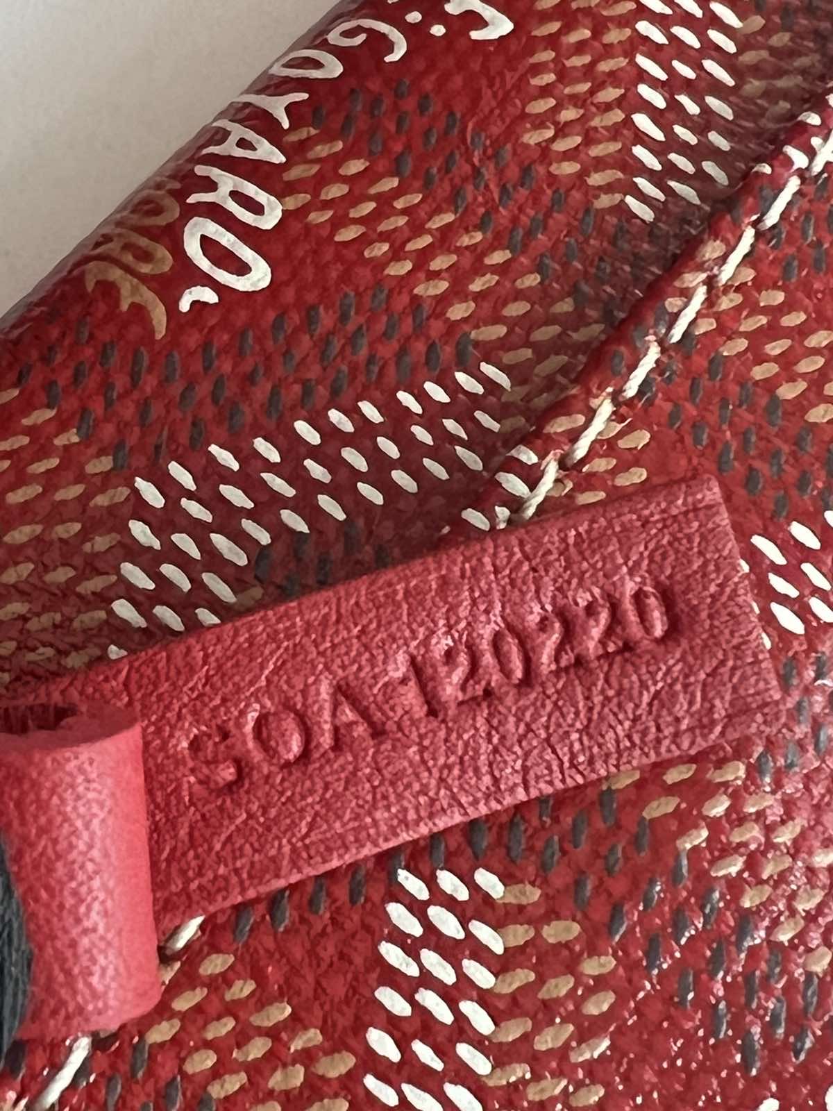 Leather mini bag Goyard Red in Leather - 32147270